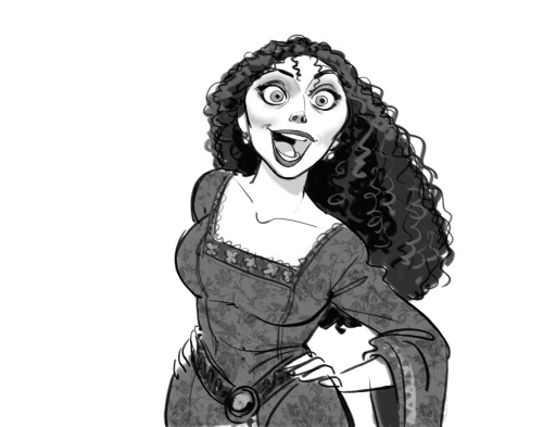 the-disney-elite:Jin Kim’s character designs for Mother Gothel...