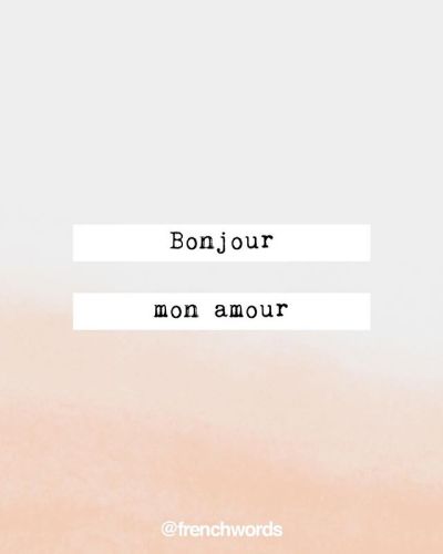 Bonjour Mon Amour Tumblr