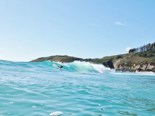 ocean beach waves sea wave water blue green aesthetic summer tropical aloha hawaii australia surf surfing surfer bikini island