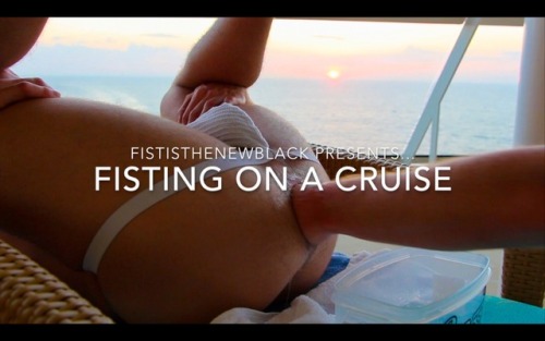 fististhenewblack:We fisted on a cruise ship and it was hot as...