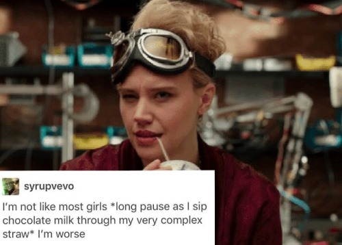 lookingforawatson:Kate McKinnon (Ghostbusters 2016) + Text...