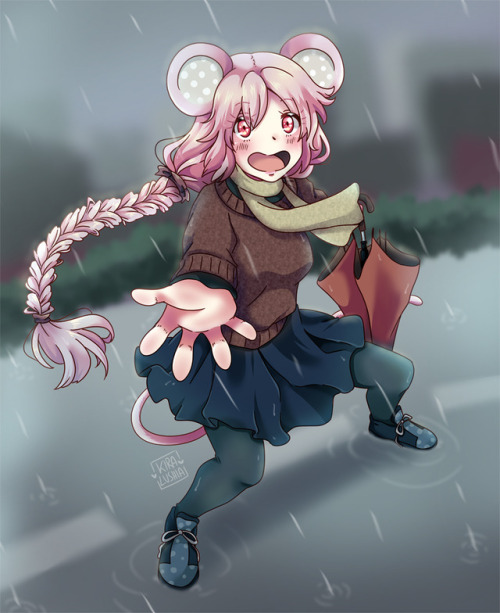art mouse girl kemonomimi cute kawaii clean style my stuff