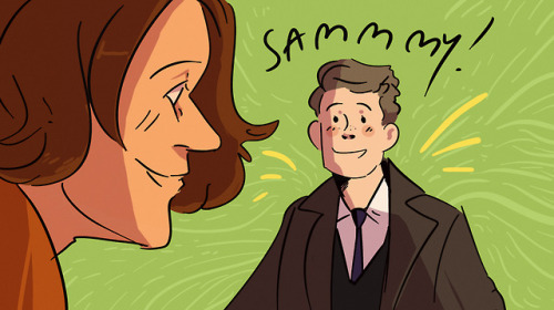 sketchydean:and Dean was like baby baby baby no