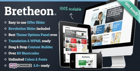 Bretheon v2.4.3 – WordPress Theme Nulled