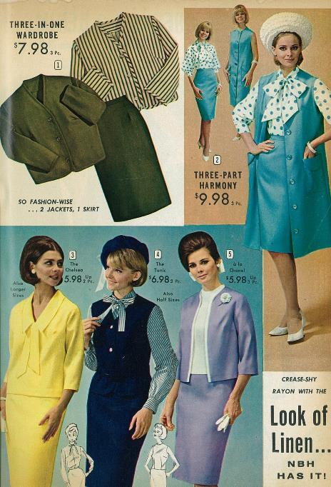 Vintage Chic - National Bellas Hess catalog, Spring-Summer 1965