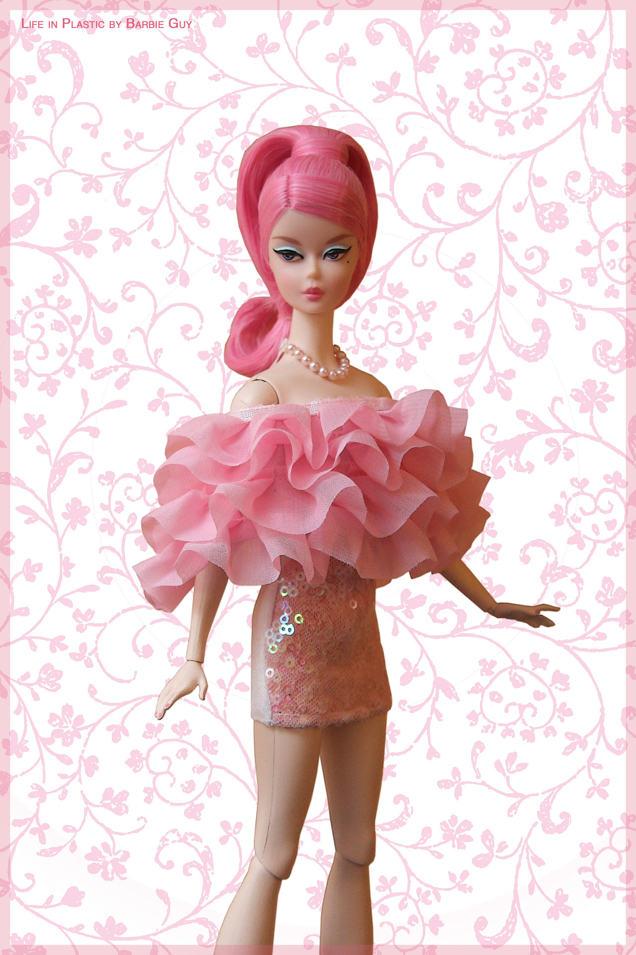 proudly pink silkstone barbie