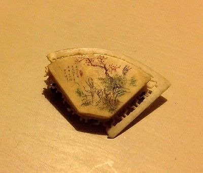 chinese jewelry vintage jewelry 1940s fashion asian jewelry bone jewelry hand carved hand painted jewelry vintage pins brooches