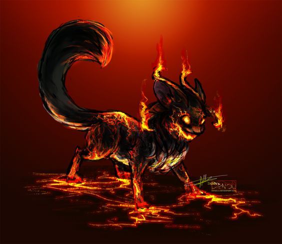 mythical fire dogs