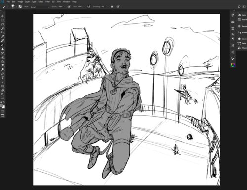 sivsart:a wip of number 5. from my quidditch team (yes, he...