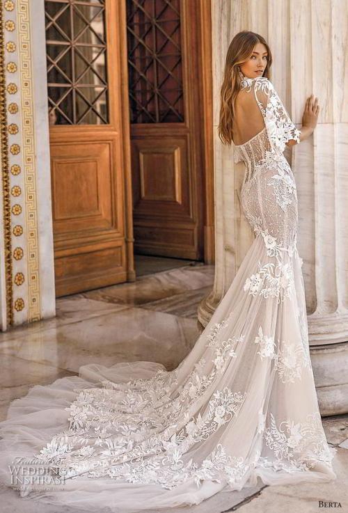 (via Berta Fall 2019 Wedding Dresses — “Athens” Bridal...