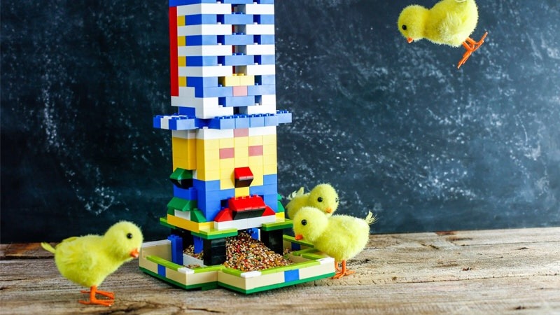 Larry Legosian — LEGO Bird Feeder made by HGTV’s Property Brothers....