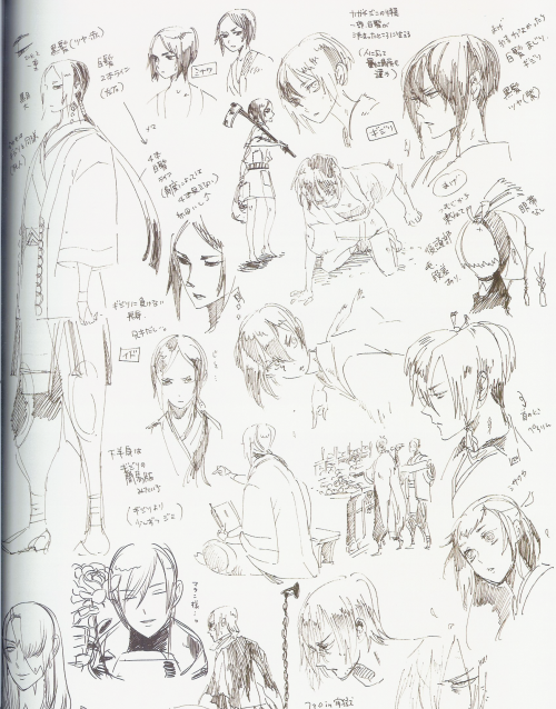 amilia-tan:So I scanned in the 3 new illustrations, sketches,...