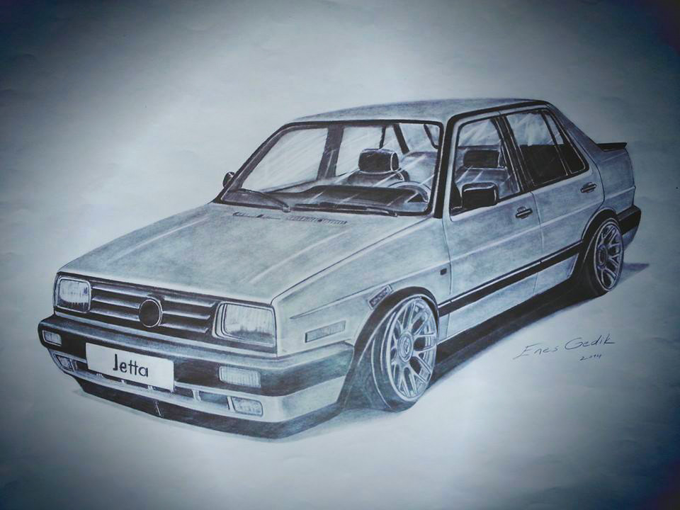 VW Jetta mk2 чертеж