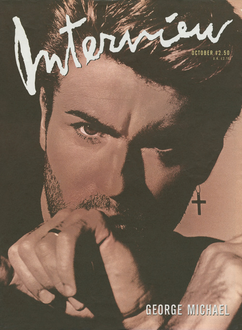 nineteeneighties:George Michael by Herb Ritts for Interview...