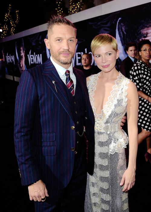 michellewilliamsdaily:Tom Hardy & Michelle Williams at the...