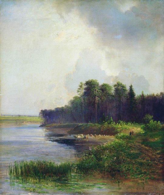 Riverside, 1879, Aleksey Savrasov https://www.wikiart.org/en/aleksey-savrasov/riverside-1879