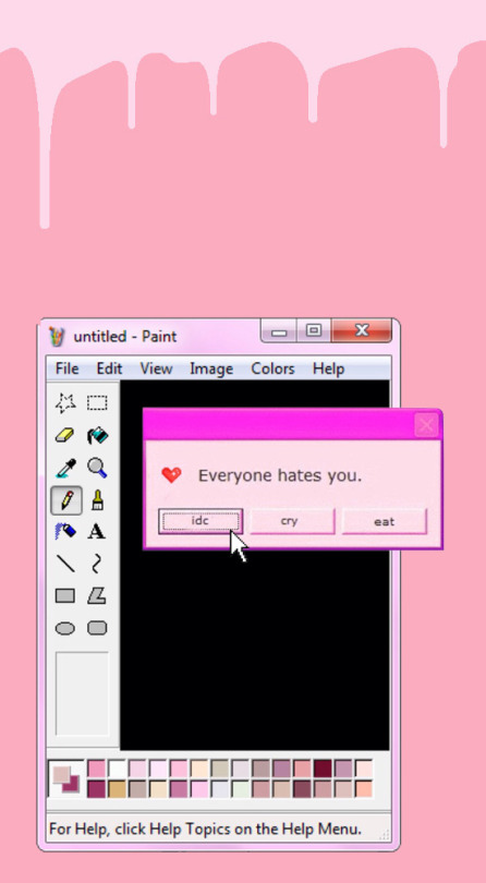 Aesthetic Backgrounds Error / freetoedit message computer edit paint