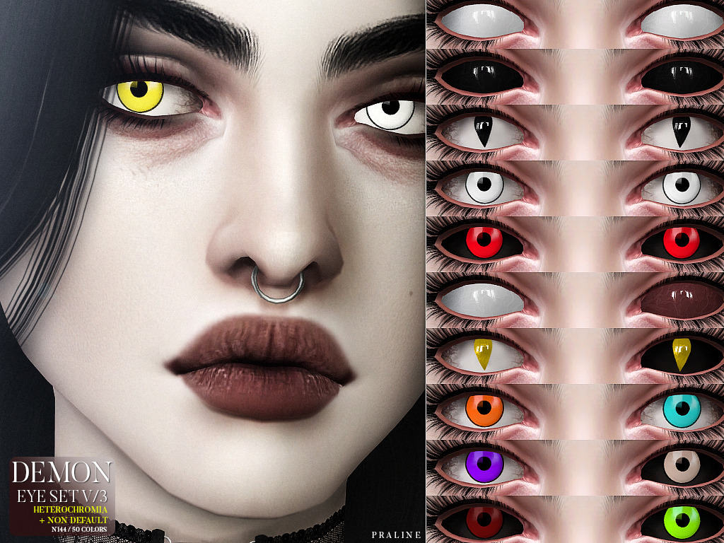 Глаз 3 4. The SIMS 4 Demon Eyes. Симс 4 демонские глаза. SIMS 4 черные глаза. Симс 4 глаза демона.