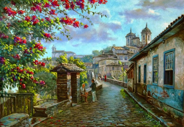 Wilson Vicente. Bairro Antonio Dias, Ouro Preto. Antonio Dias bridge, Ouro Preto, 2015. Вилсон Висенте. Район моста имени...