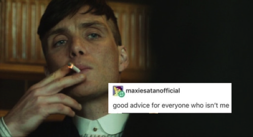 peakblogbecauseimweak:Peaky Blinders a Text Post Meme 6/?Inspo...