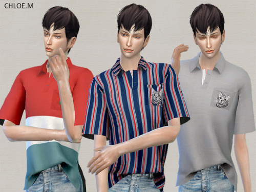 chloem-sims4:Polo shirt Created for: The Sims 4 12...