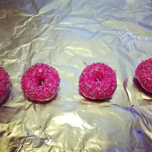 My handmade cutie patootie doughnut/donut earrings are up for...