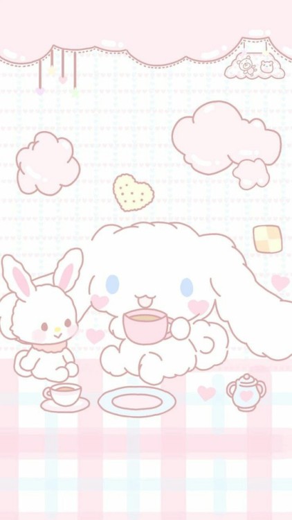 yellow-maiden:CINNAMOROLL WALLPAPERSFrom Pinterest