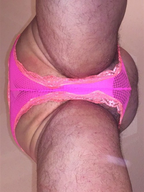 Pink & Peach Mesh Cheeky Panties #12