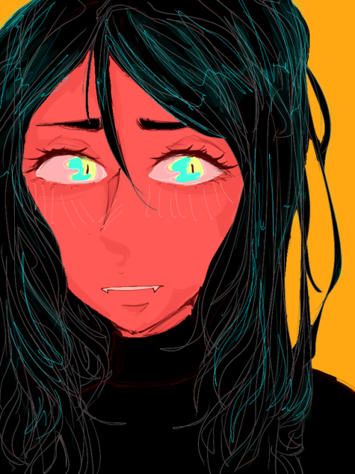 Cheru& 039;s shitty art vampire what do i tag this lmao neon not binary tool for once