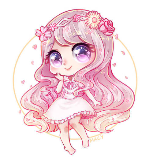 chibi girl on Tumblr