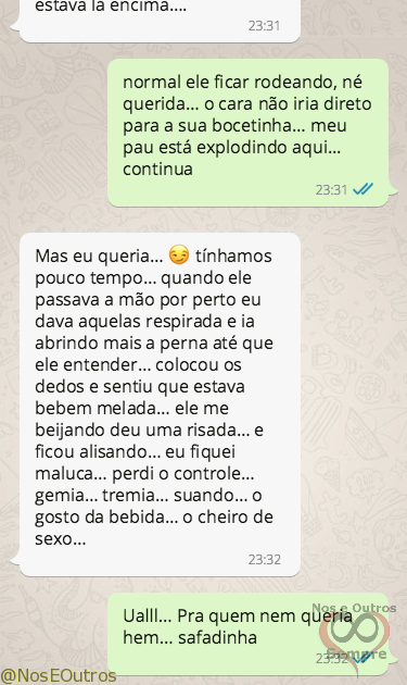 contonochat:CONVERSA DE MARIDO E MULHER - PARTE 3 DE 3Era só...