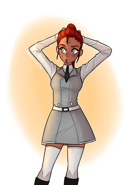 binch-queen:RWBY Art Challenge day 20: School Uniform