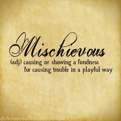 the meaning of mischief