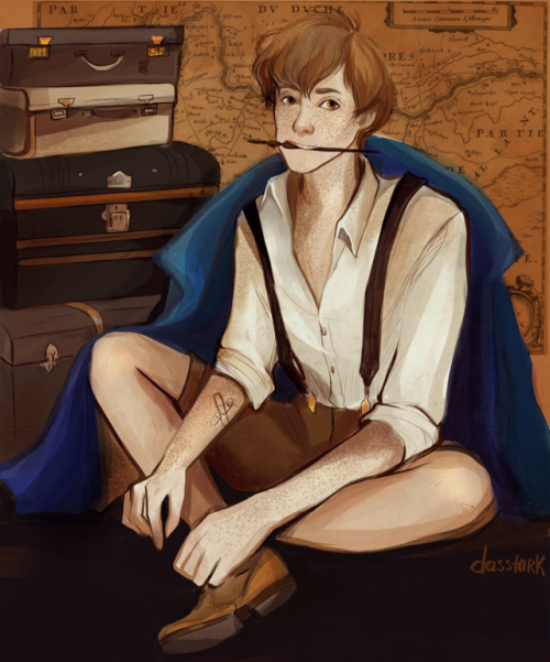 hot newt scamander