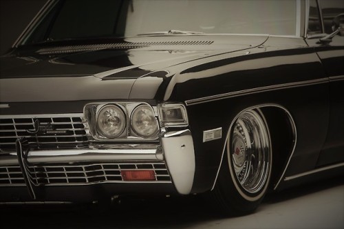 rebelsmachine:1968 Chevrolet Impala SS - Black on Black...