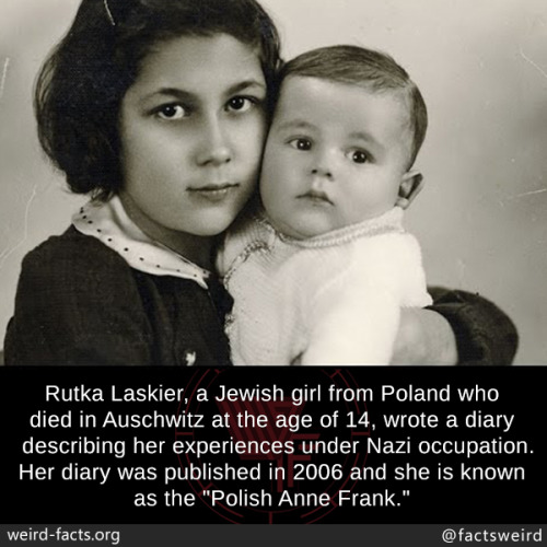 mindblowingfactz:Rutka Laskier, a Jewish girl from Poland who...