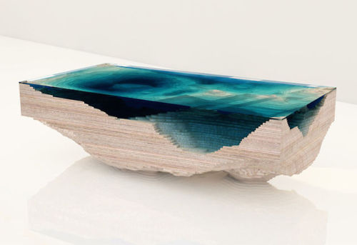 mymodernmet:The Abyss Table is a stunning coffee table that...