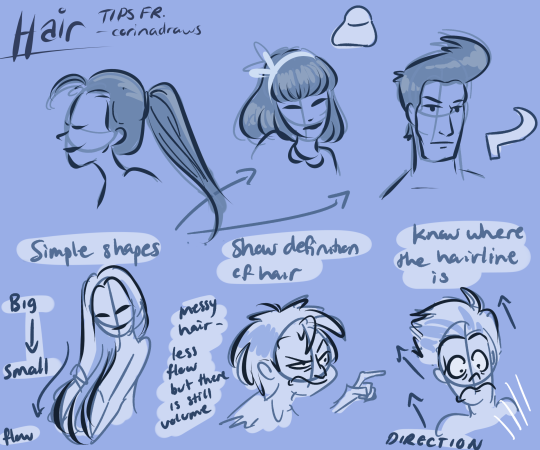 How To Draw Hair Tumblr