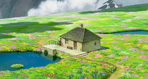 cinemamonamour:Ghibli Gardens - Howl’s Secret Garden in Howl’s...