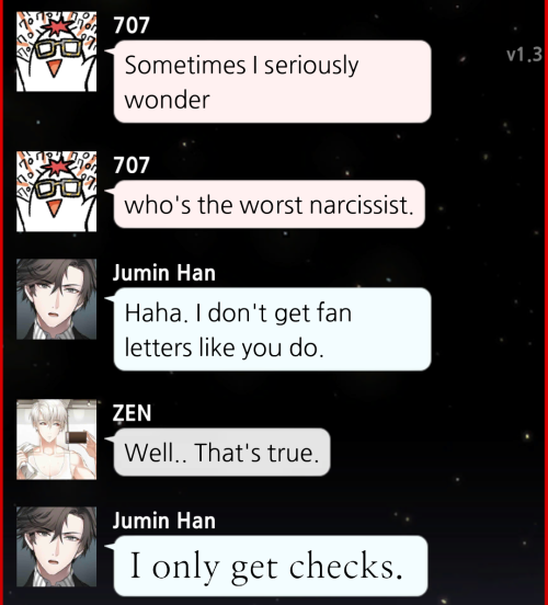 Jumin Han just straight up murdered Zen in front of my very eyes. A true problematic fave.