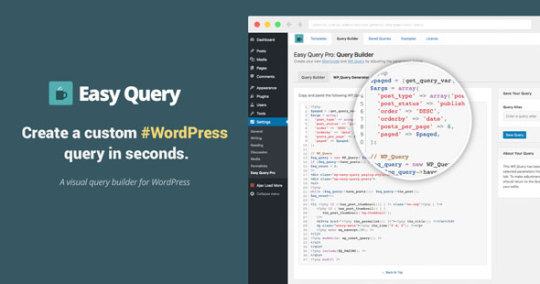 Easy Query Pro v2.2.2 - Visual Query Builder Plugin For WordPress Nulled