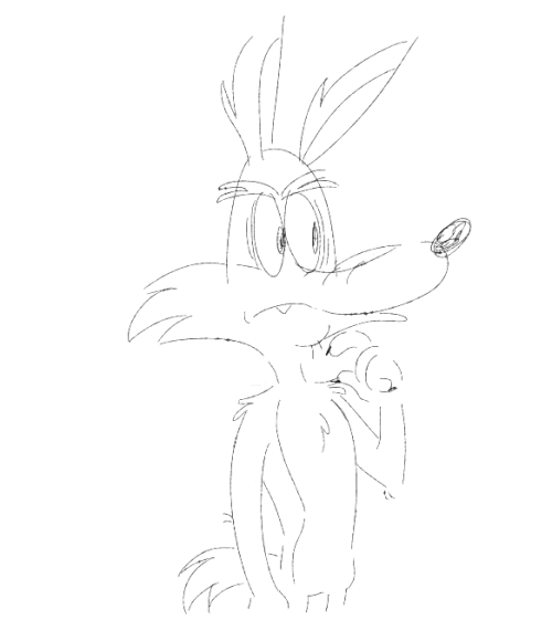 jadeyarts:wile e and road runner doodles. wabbit/new looney...