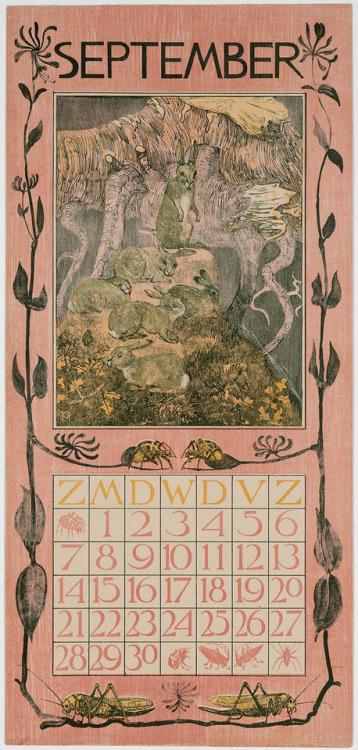 Theodorus van Hoytema art nouveau netherlands graphic design graphic art