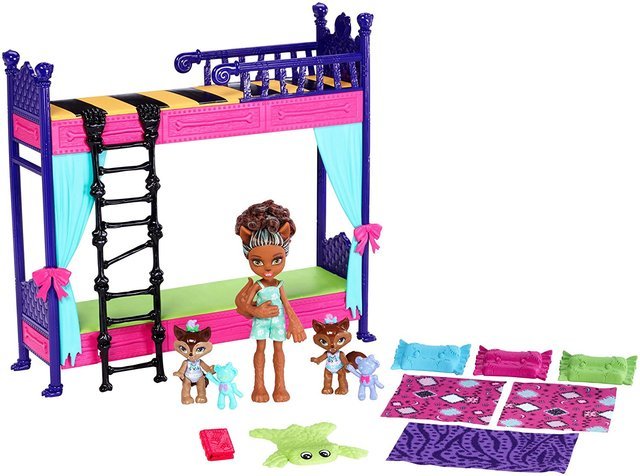 clawdeen wolf bunk bed set