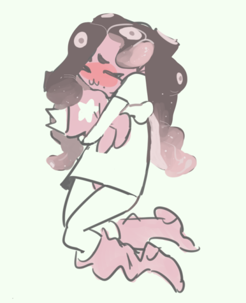 zzzzeezy:marina and her treasured pearl plush doodles