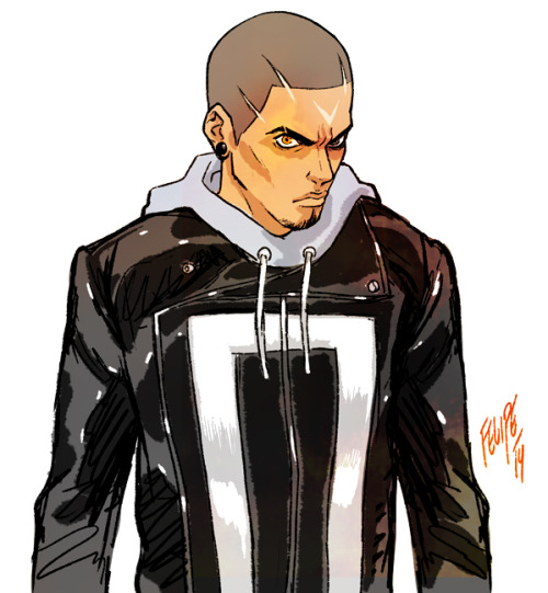 felipesmithart:Robbie Reyes: All-New Ghost Rider by Felipe...