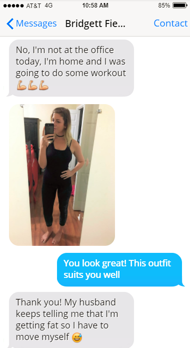 sluttytext:A simple compliment can go a long way.