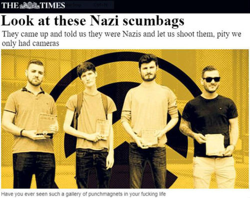 Times Offices Under Attack In AlternateUniverse Where Nazis...