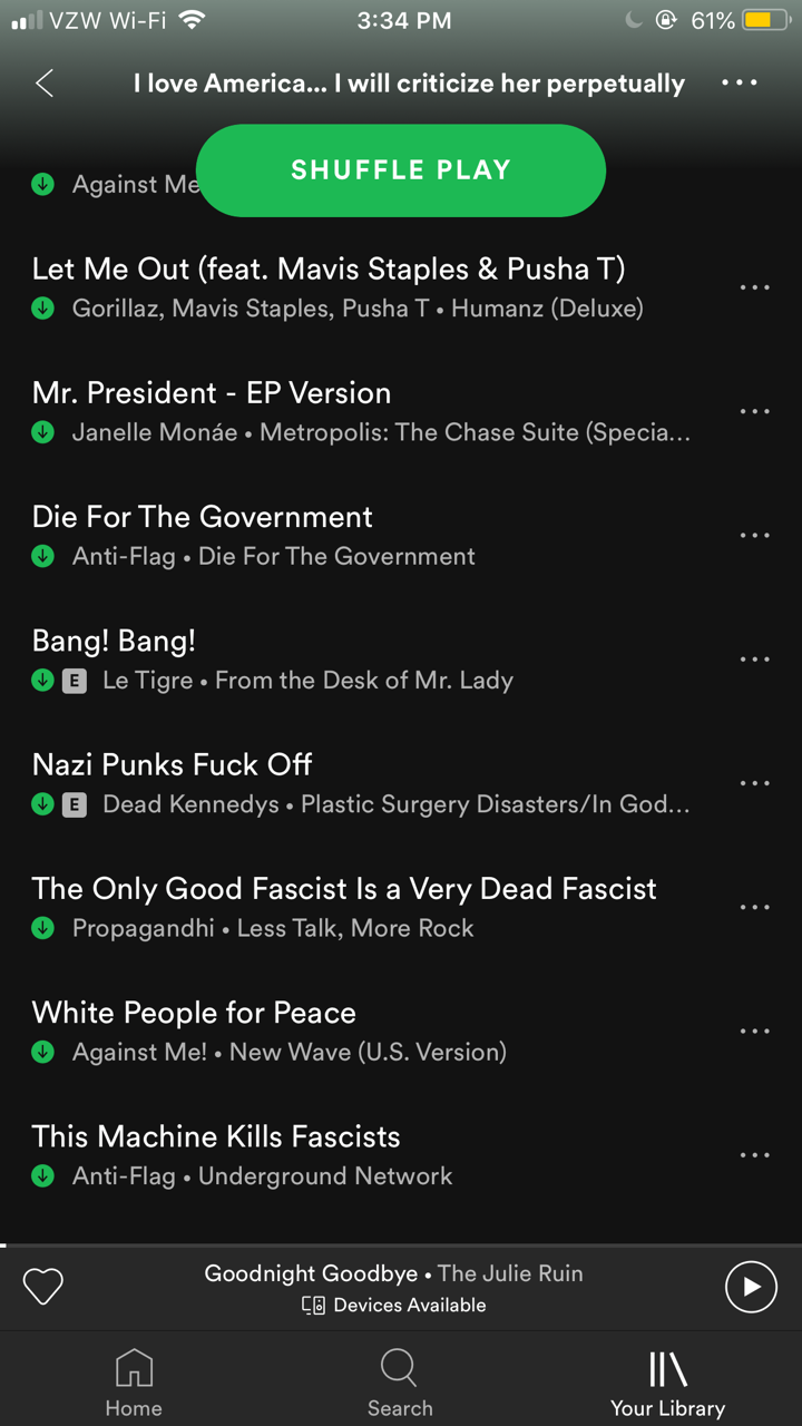 At Which Point Do I Become Gerard Way Fourth Of July Playlist