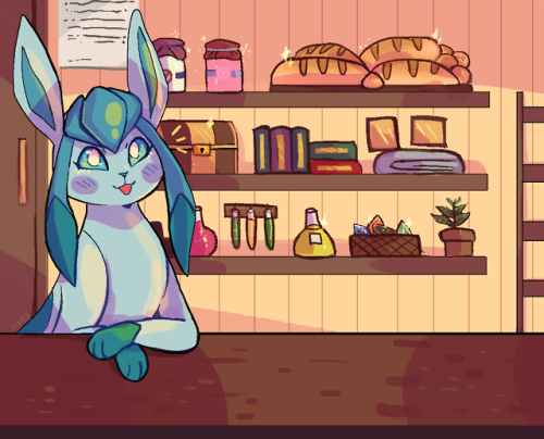 art fanart pokemon glaceon